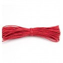 Algodón encerado 0,5mm Rojo