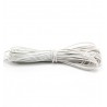 Algodón encerado 1mm Blanco