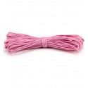 Algodón encerado 1mm Rosa