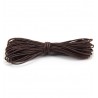 Algodón encerado 1mm Marrón oscuro