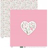 Corazón Bordado Rosa