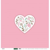 Corazón Bordado Rosa