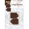 Troquel Vintage Flourishes - Etiquetas Bordes Cosidos