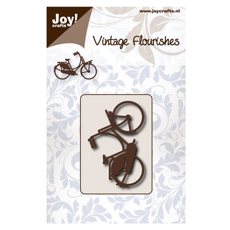 Troquel Vintage Flourishes - Bicicleta de Paseo