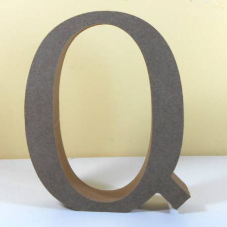 Letra MDF Q Letra MDF Q