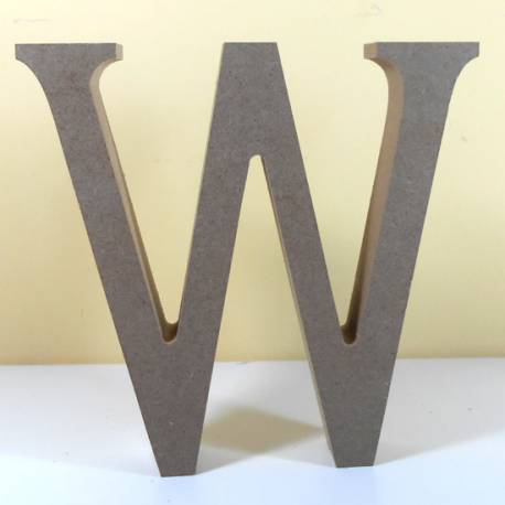 Letra MDF W Letra MDF W