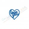 Mini Die Love you Heart