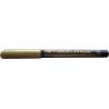 Rotulador punta flexible y acabado metalizado Gold