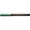Rotulador punta flexible y acabado metalizado  FUDEBIYORI METALLIC Green