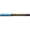 Rotulador punta flexible y acabado metalizado FUDEBIYORI METALLIC Blue