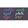 Rotulador punta flexible y acabado metalizado FUDEBIYORI METALLIC Violet