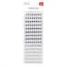 Pegatinas brillantes plata 10mm