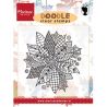 Sello Acrílico Doodle Poinsettia de Marianne Design