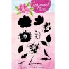Set Sellos Acrilicos Capas Flores 4