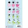 Instrucciones Set Sellos Acrilicos Capas Flores 4