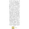 Peel Off - Mariposas Doodle Oro