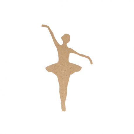 Silueta Bailarina Mediana Artemio en DM para decorar