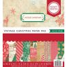 Cuaderno con cartulinas para scrapbook Vintage Christmas