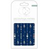 Papeles Decoupage Blue Ornaments