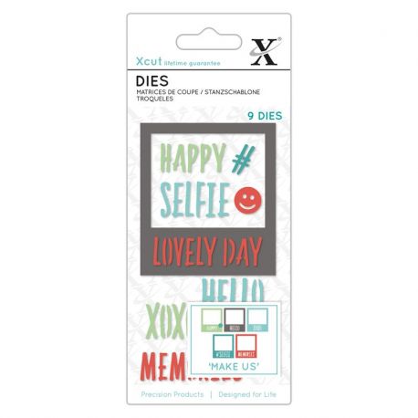 Xcut Dies - Polaroid frame and sentiments Xcut Dies - Polaroid frame and sentiments