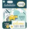 Rock-a-Bye Boy Frames & Tags Ephemera