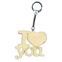 Llavero Madera I love You