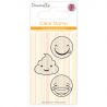 Sello silicona transparente DoveCraft Emojis Riendo