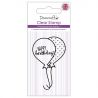Sello silicona transparente DoveCraft Happy Birthday
