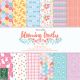 Set Scrapbooking Blooming Lovely 30x30 Dovecraft