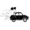 Sello Caucho Coche Recién Casados Artemio