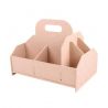 Caja para herramientas en DM seis compartimentos para montar