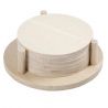Set Posavasos en madera para decorar