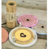Set Posavasos en madera para decorar