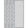 Stencil Autoadhesivo Chevron y flechas