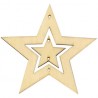 Estrellas madera para movil