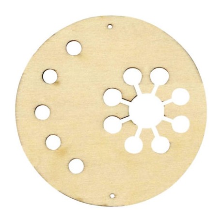 Círculos madera para movil - copo