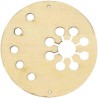 Círculos madera para movil - copo