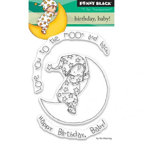 Set sellos acrílicos - Happy Birthday Baby