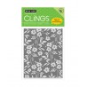 Sellos Cling - Revesed Flowers & Leaves