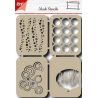 Stencil para estarcido Joy Crafts Bubbles