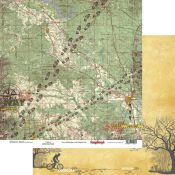 Surtido de papeles estampados para scrapbooking Adventure Awaits Paper Set 30x30 de Scrapberry's