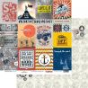Surtido de papeles estampados para scrapbooking Adventure Awaits Paper Set 30x30 de Scrapberry's