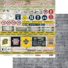 Surtido de papeles estampados para scrapbooking Adventure Awaits Paper Set 30x30 de Scrapberry's