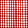 Tela algodón - Basic Vichy Rojo