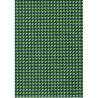 Fieltro estampado - Pata de Gallo verde/marino