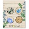 LemonCraft - Set de chapas adhesivas Gossamer Blue (LD-GB01)