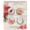 LemonCraft - Set de chapas adhesivas Heart Painted (LD-HP01)