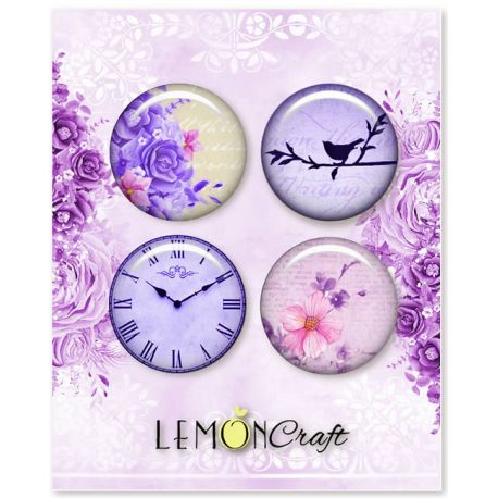 LemonCraft - Set de chapas adhesivas Violet Silence (LD-VS01)