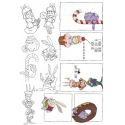 13 Arts - Alice in Candy Land hoja de recortables modelo