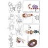 13 Arts - Alice in Candy Land hoja de recortables modelo